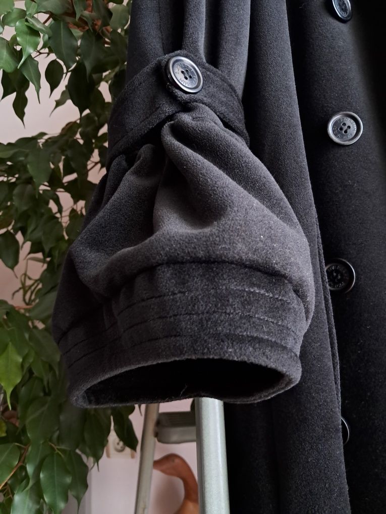 Elegancki czarny płaszczyk/budrysówka Burberry London M