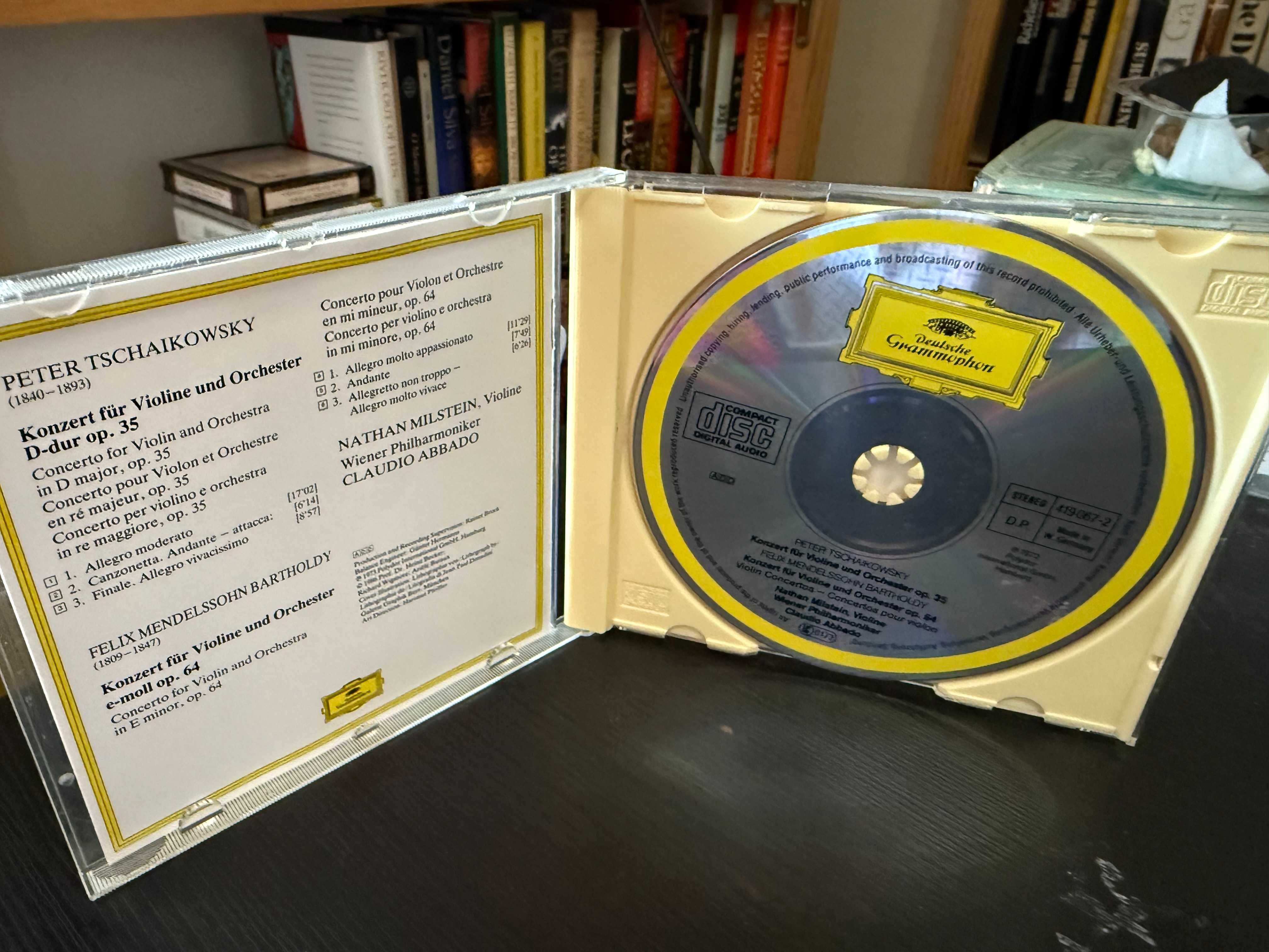Tchaikovsky, Mendelssohn – Violinkonzerte – Nathan Milstein, C. Abbado