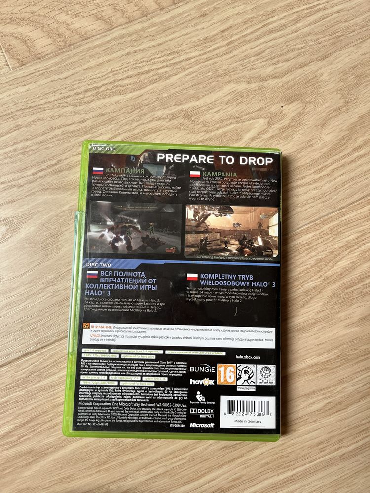 Gry Mortal Kombat 9 i Halo 3 ODST na Xbox 360 w bardzo dobrym stanie