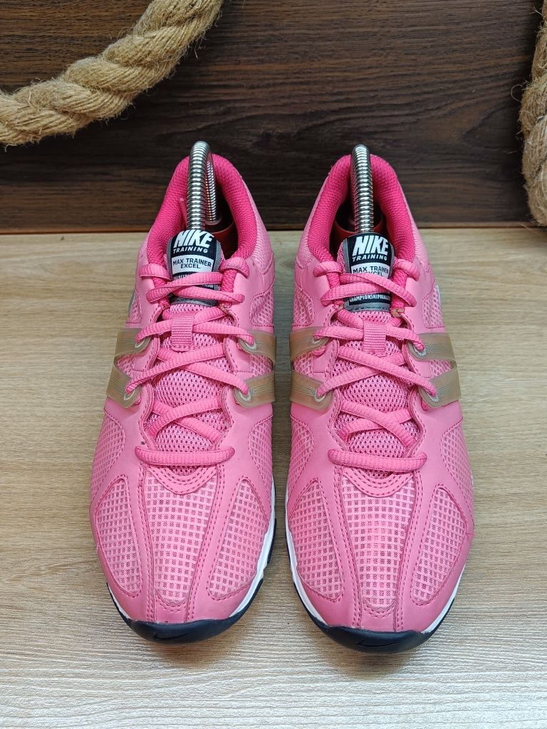 Różowe damskie buty sportowe Nike Air Max Trainer Excel