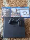 PS4 Slim 500GB + Oryginalny Pad + 4 Gry