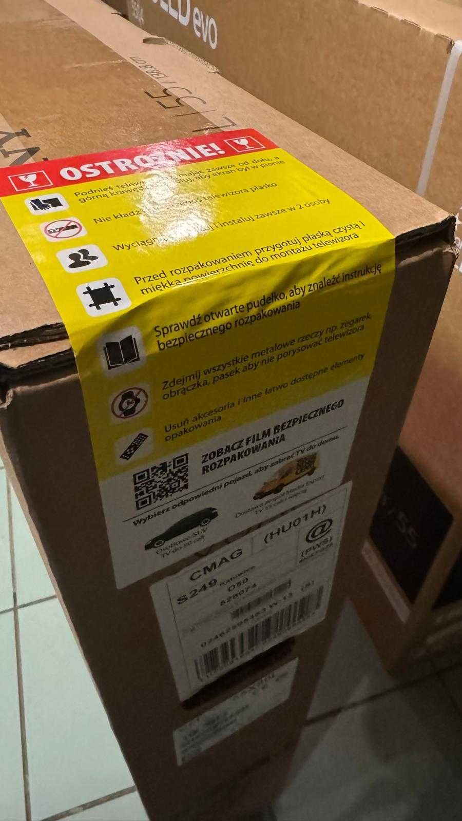 TV SONY KD-55X80L 55 cali 4K UHD nowy, 2 lata gwarancji