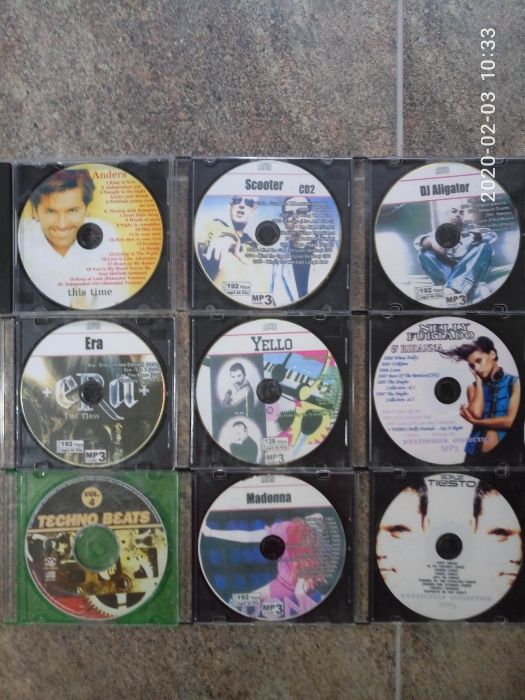 Продам коллекционные СD диски с музыкальными записями, поштучно