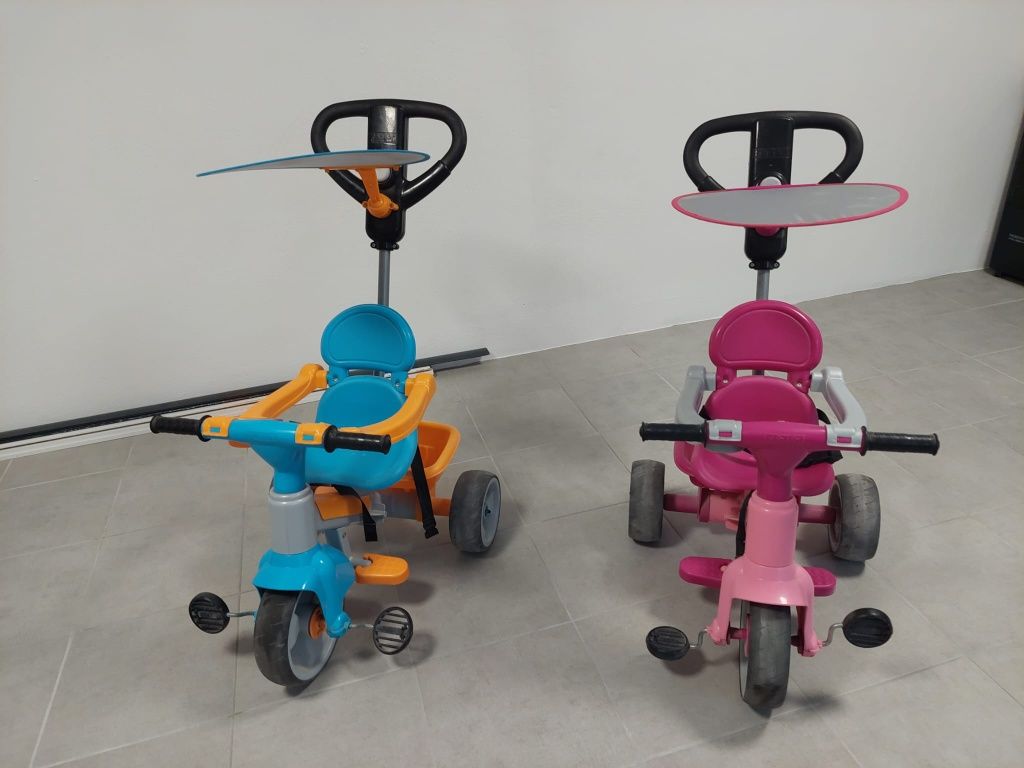 Triciclo Rosa e Azul Feber