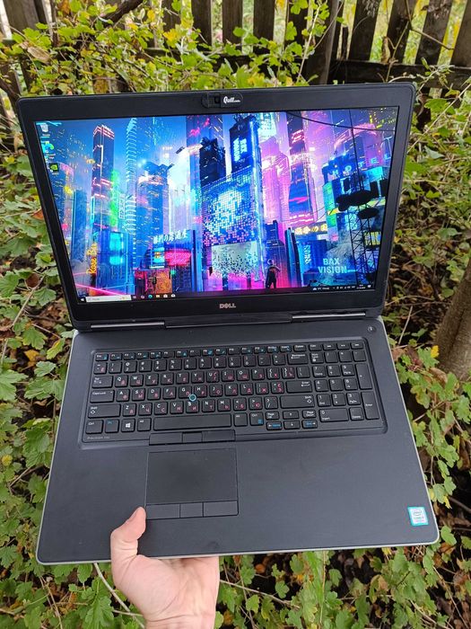 17.3 6гб відеокарта, ноутбук DELL i7 7820HQ/32/1000gb/P3000 6gb