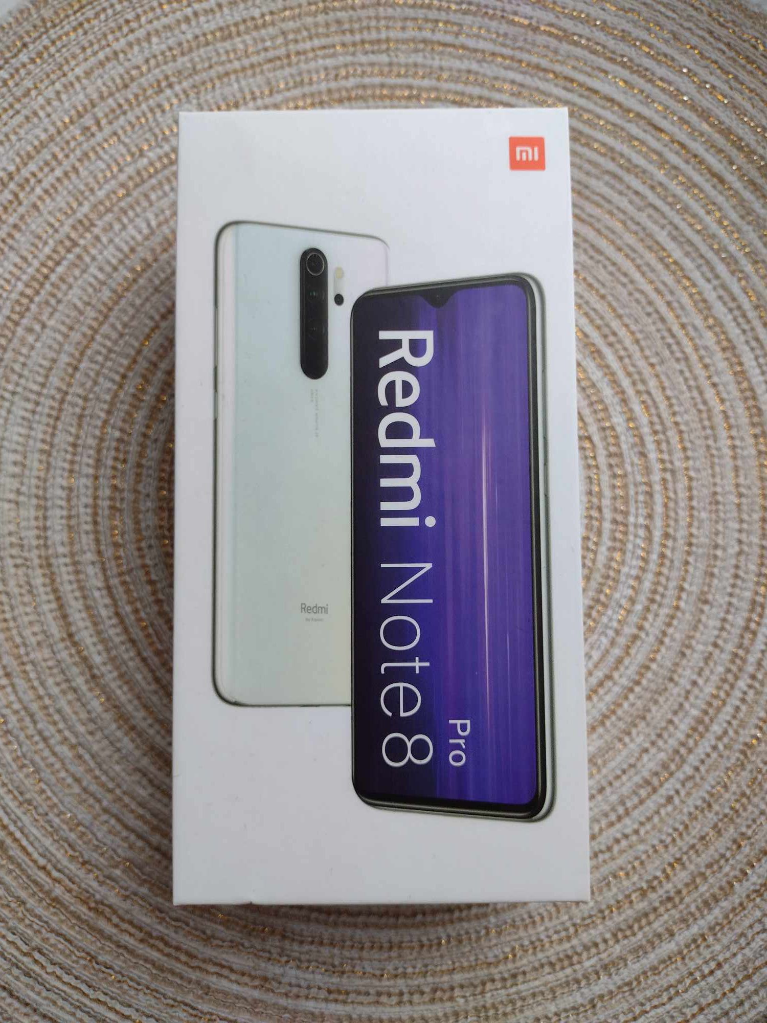 Telefon Xiaomi Redmi Note 8 Pro Forest Green 6/64, cały komplet.