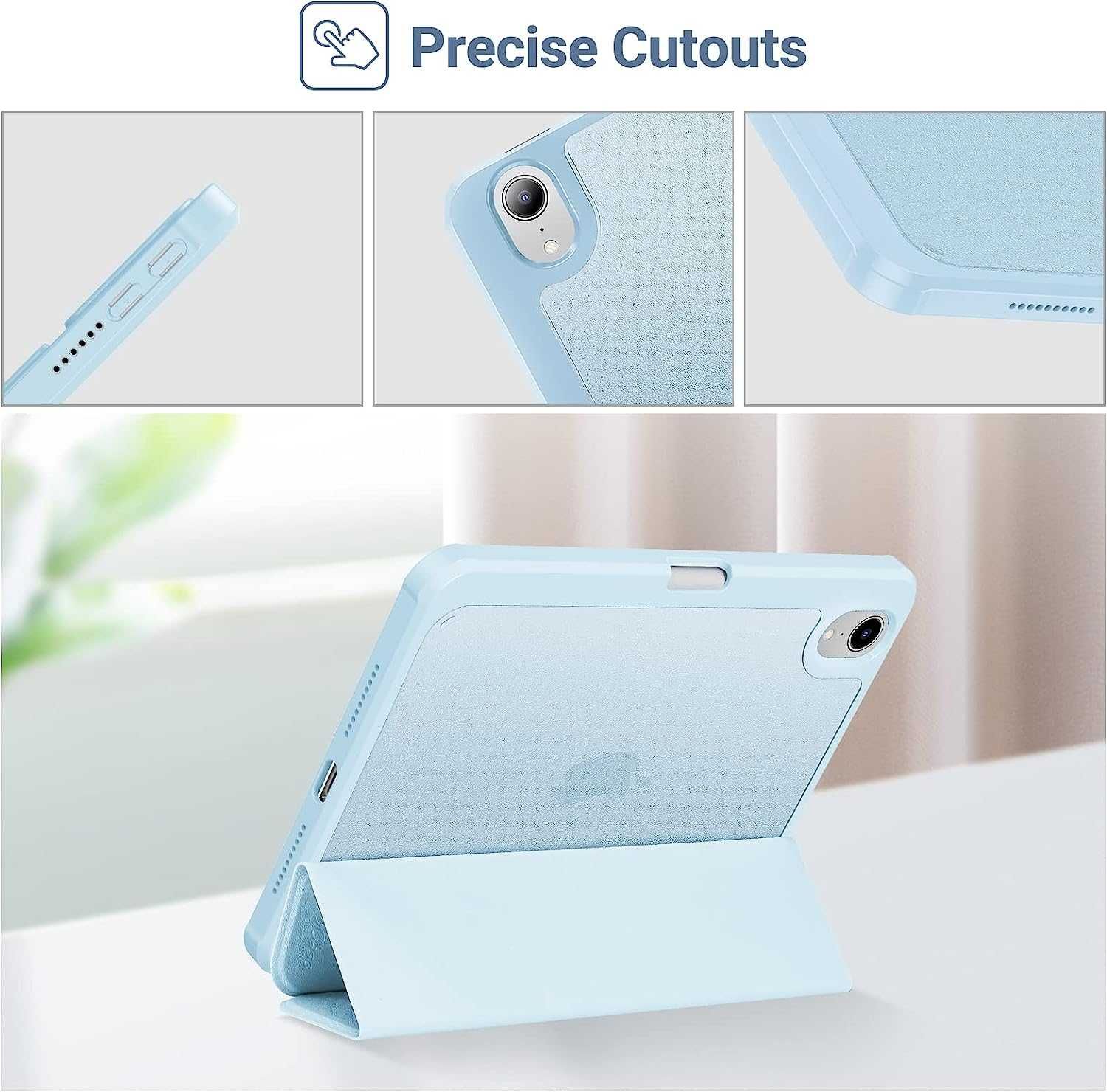 Etui z klapką ProCase do iPad Mini 6 niebieski