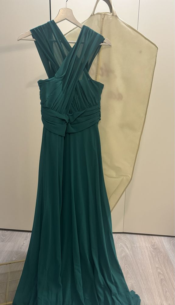 Vestido de cerimonia verde