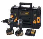 Zestaw DeWalt Mclaren wkrętarka i zakrętarka DCK200MP2T-QW 2x5Ah 18V