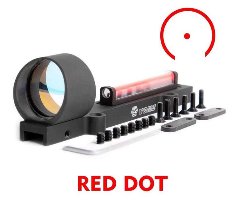 Коллиматор Pilad PFO 1Х28 оптоволоконный на вентилируемую планку