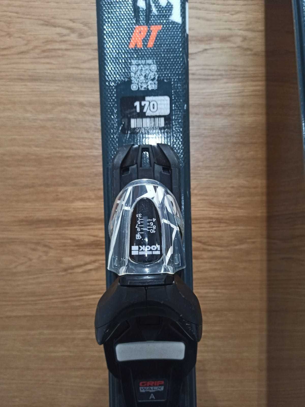 Narty Rossignol ReactRT z wiązaniami XP10 Długość 170 cm Stan jak Nowe