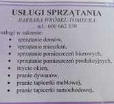 Usługi sprzątania