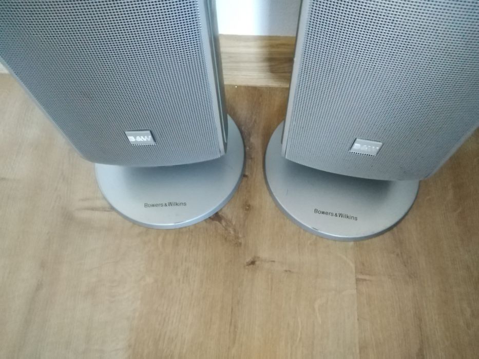 Bowers wilkins B&W VW1 srebne para głośniki