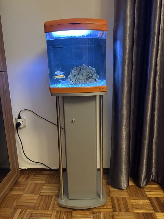 Aquario com movel de arrumaçao