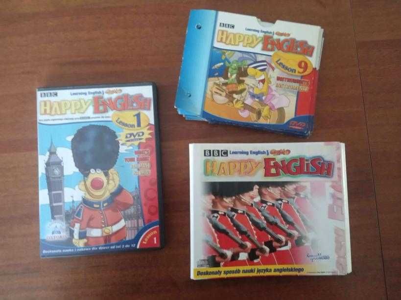 Happy English, Zestaw Płyt DVD, Angielski Dla Dzieci, 1-7, 9-12