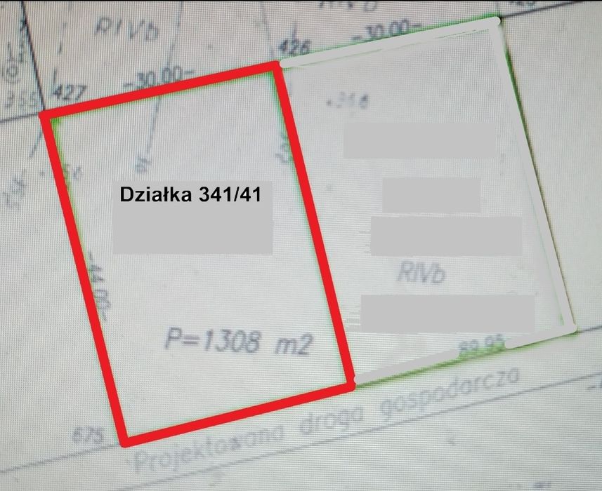 Sprzedam działkę 1308m²