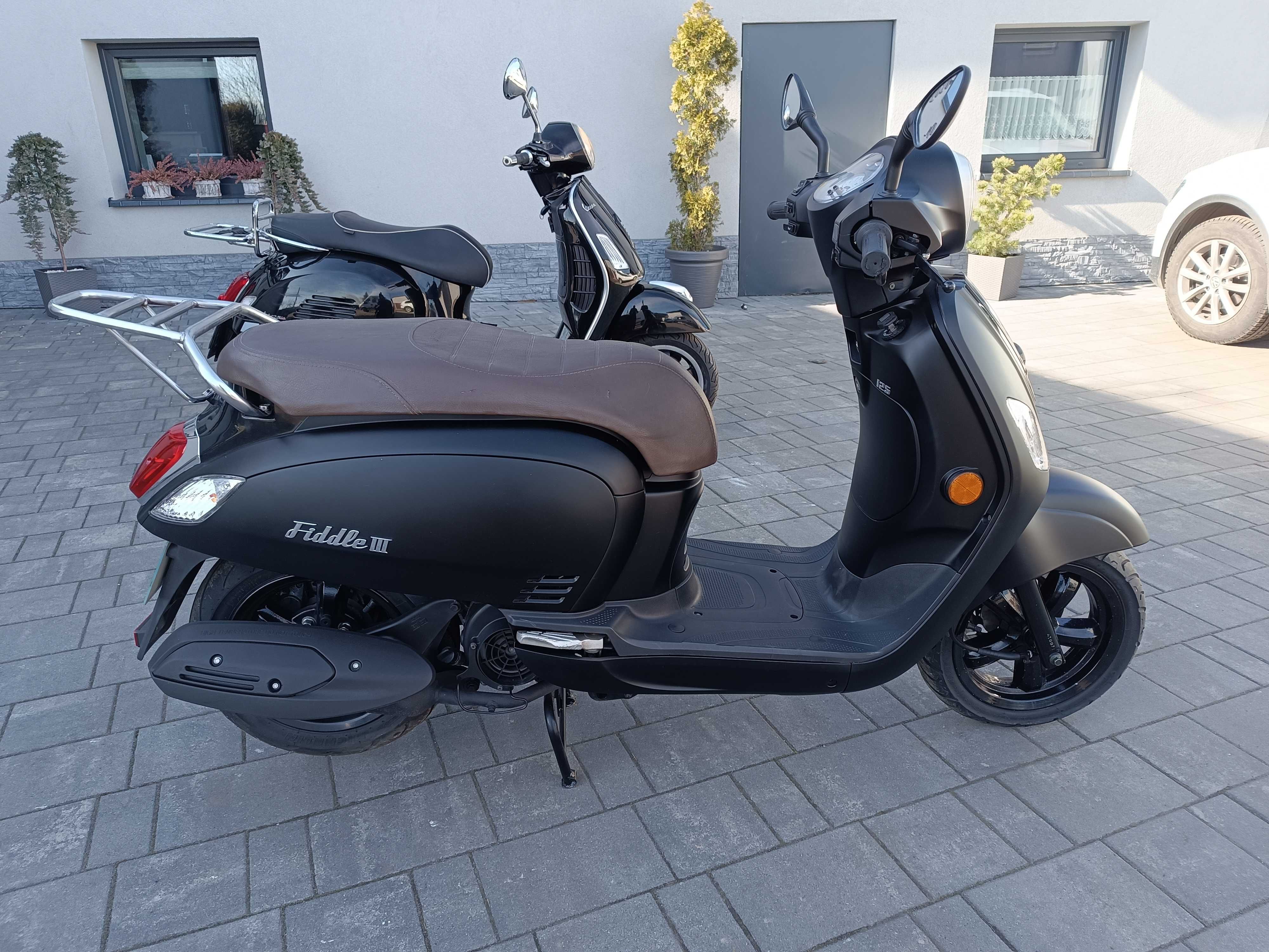 SYM Fiddle III 3 125 ++DEMARMOTO++ 20r. retro vespa skuter prawko B