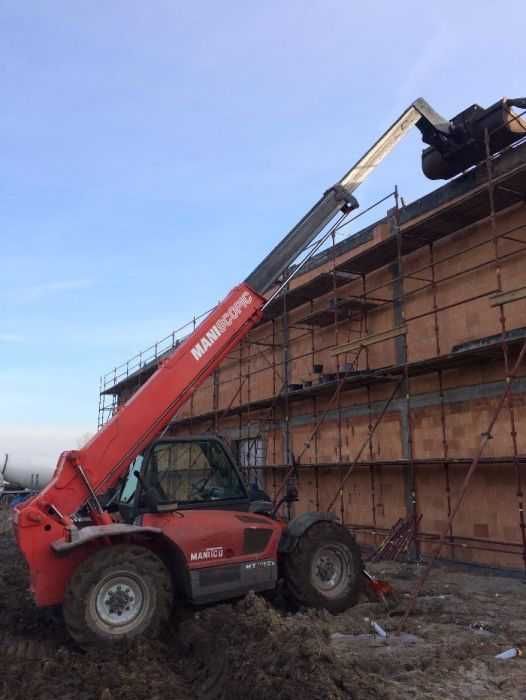 Ładowarka teleskopowa Usługi Manitou, usługi ładowarką teleskopową