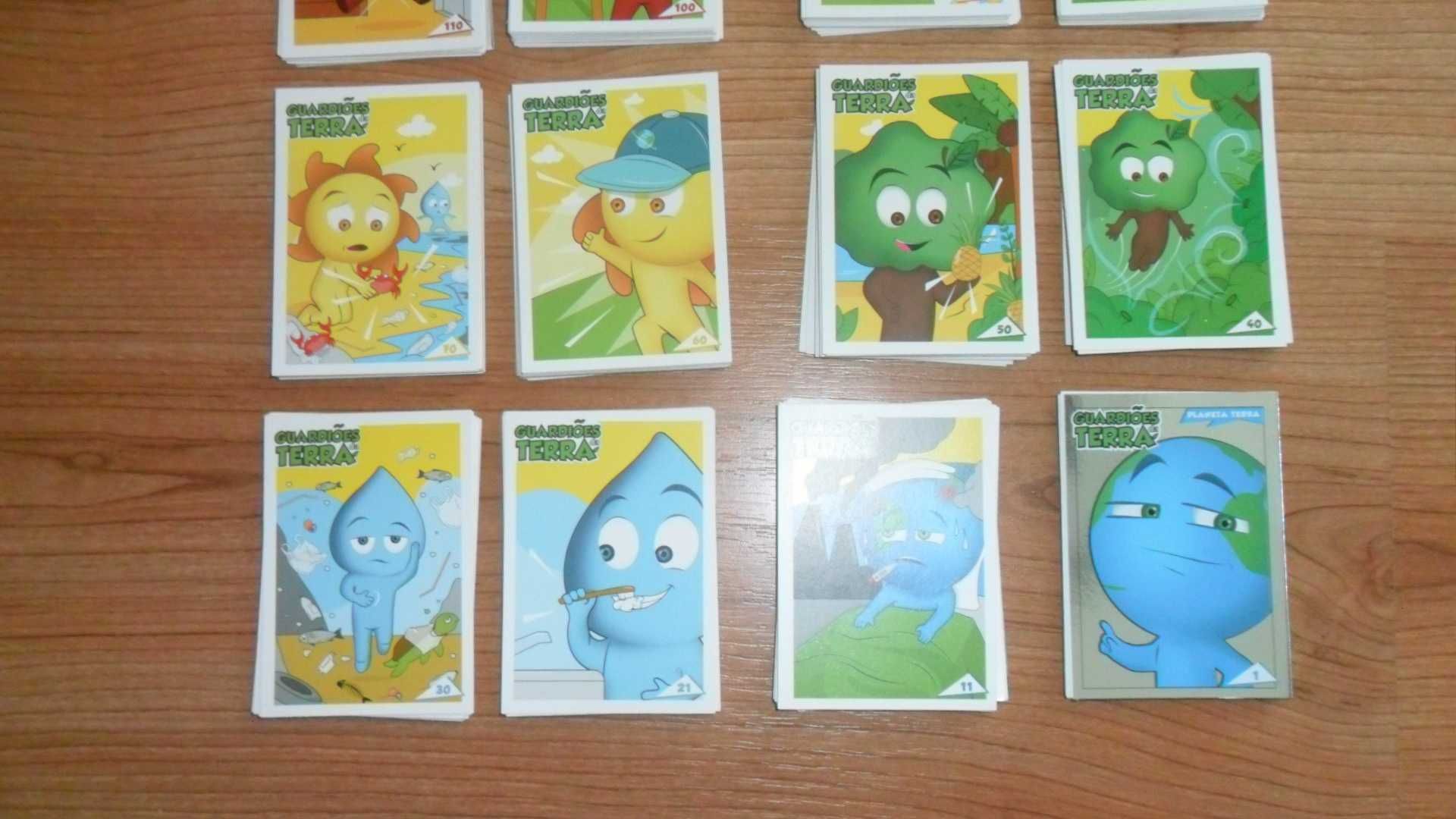 Cartas dos guardiões da terra  cada 0,15€