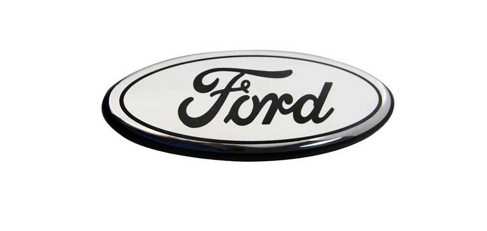 Емблемa FORD на капот/решітку/багажник/руль, пластик/метал