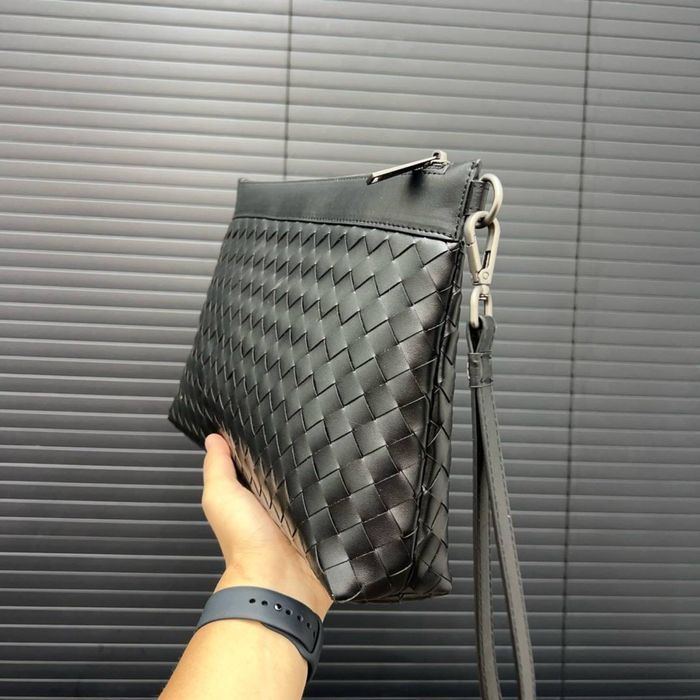 Мужская кожаная сумка клатч bottega veneta чоловіча сумка клатч ботега