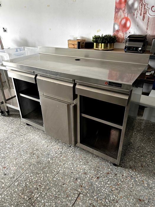 Bancada de Inox c/ tulha