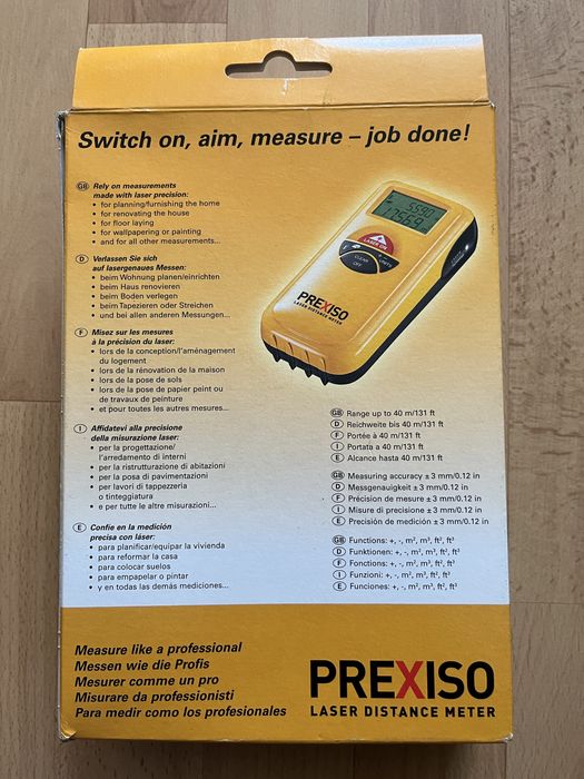 Dalmierz laserowy PREXISO