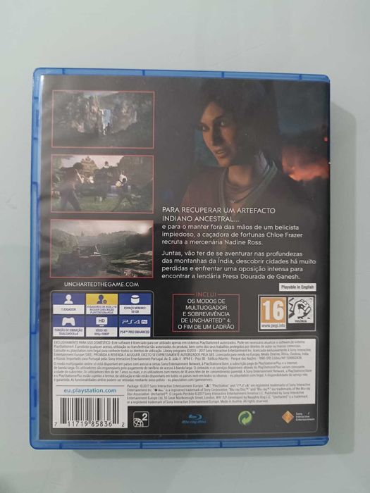 Jogo PS4 - Uncharted