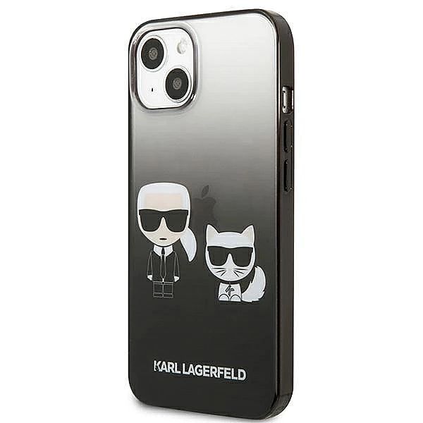 Etui Karl Lagerfeld Gradient Ikonik Karl&Choupette na iPhone 13 mini -