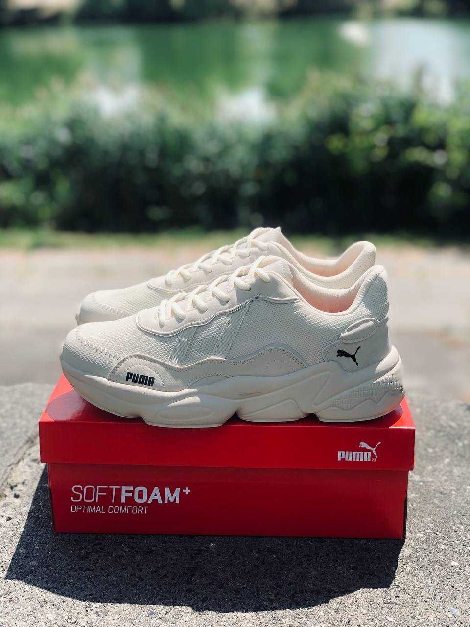 Распродажа! Кроссовки Puma мужские Тренд года! white Повсякденні Пума