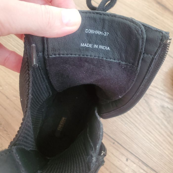 Geox шкіряні жіночи черевики берці ботинки 37р