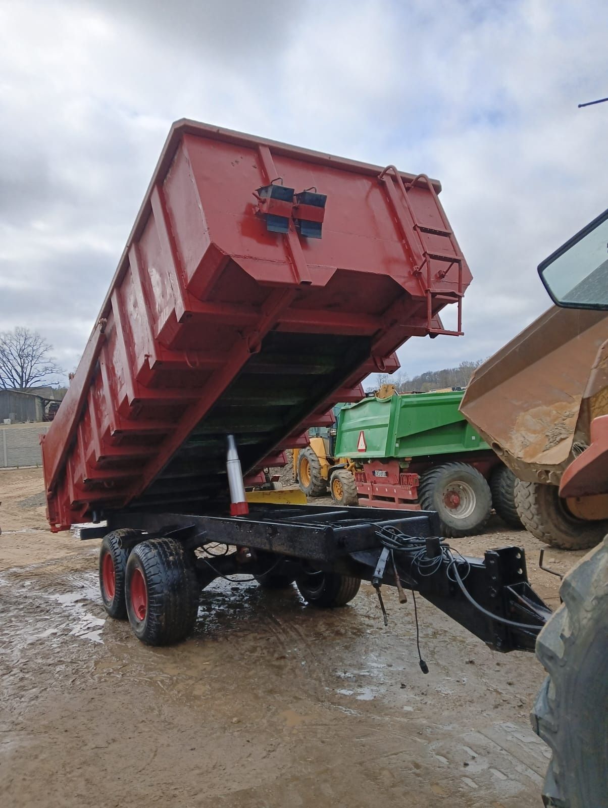Przyczepa  rolnicza tandem.  Warfama>  pronar 11_12 ton kimadan