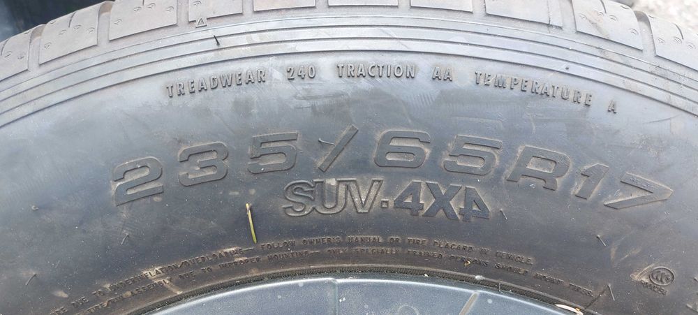 koła 4x4 SUV Land Rover Mazda 7.0Jx17CHx45 5x65 (5x650) 235/65/R17