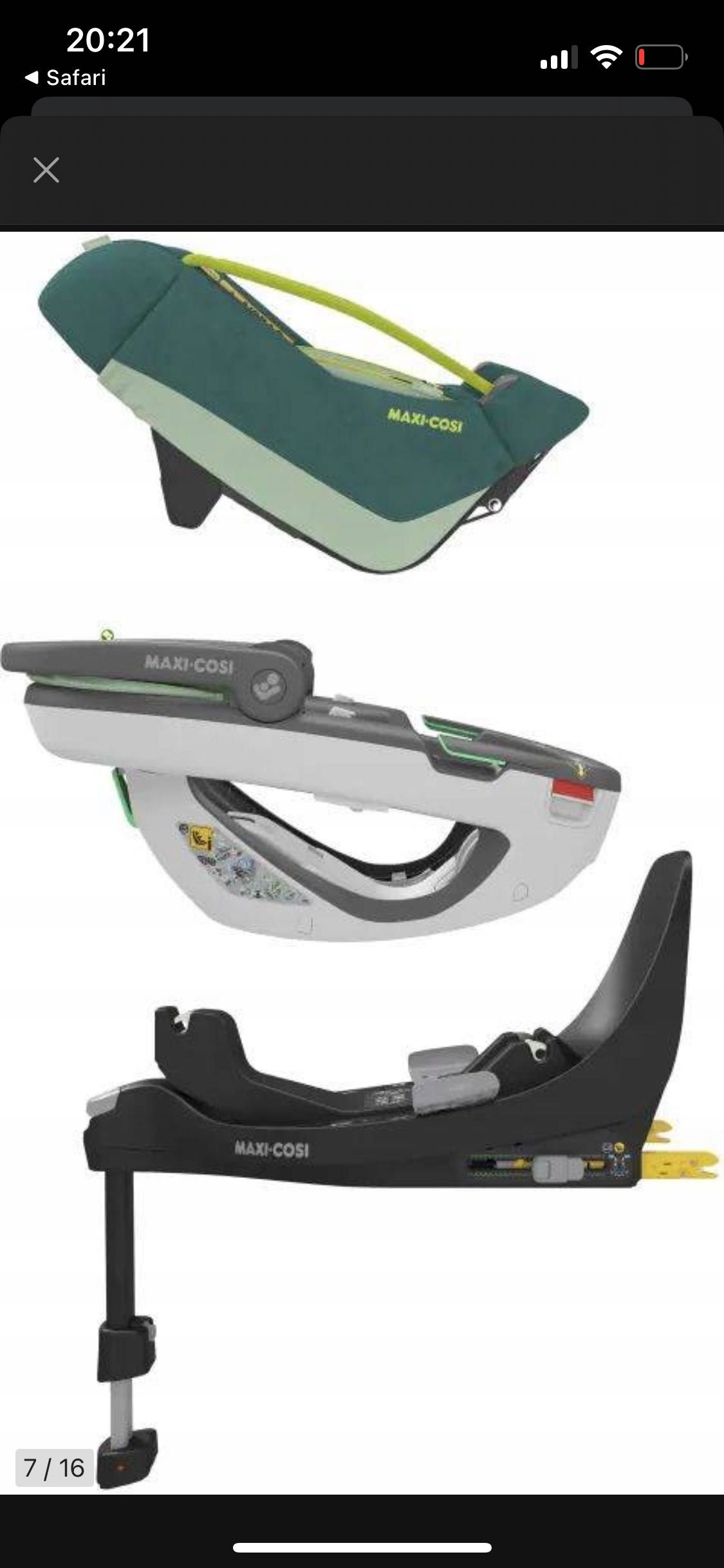 Fotelik maxi Cosi Coral 360