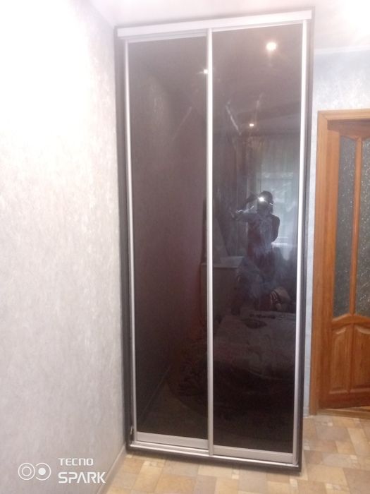 Шафа купе скляні двері