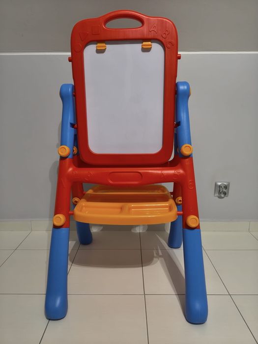Tablica Magnetyczna stojaca dla dzieci Kredowa 2 w 1