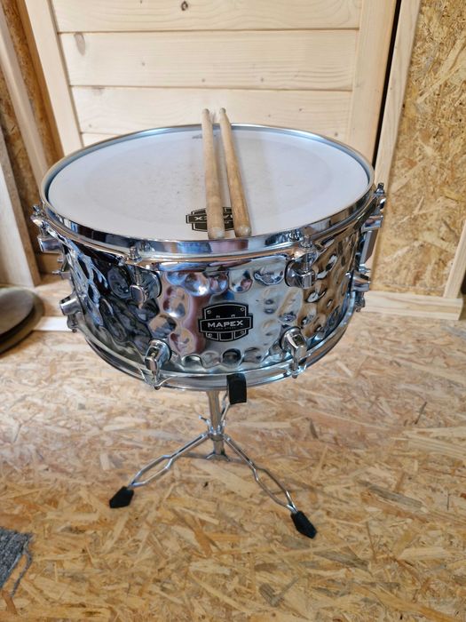 Mapex MPX Steel -nowy!  14x6,5 + statyw do nauki lub wesele