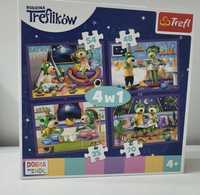 Trefl puzzle rodzin Trelfikow 4 w 1