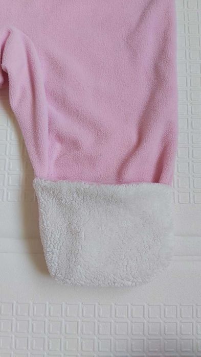 Флисовый Ромпер Человечек на девочку 1.5-2 года