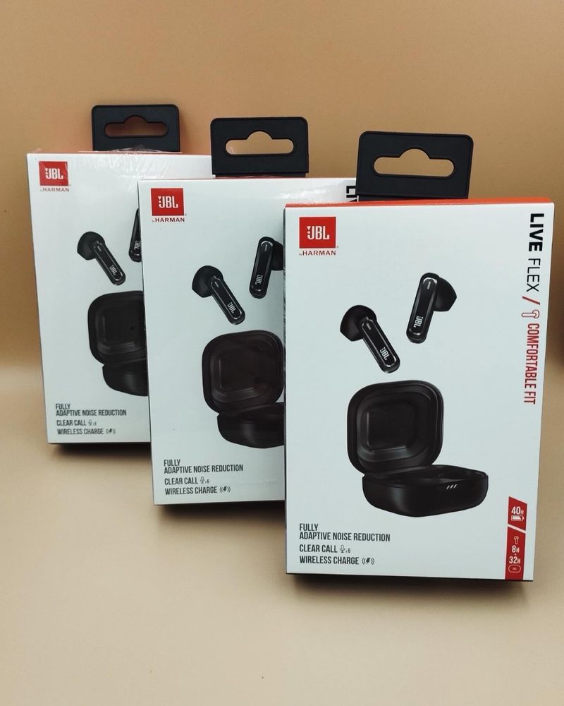 Безпровідні навушники JBL Live Flex Black