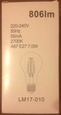 Żarówka ozdobna LED - E27 - A++ - żywotność: 20 000 h