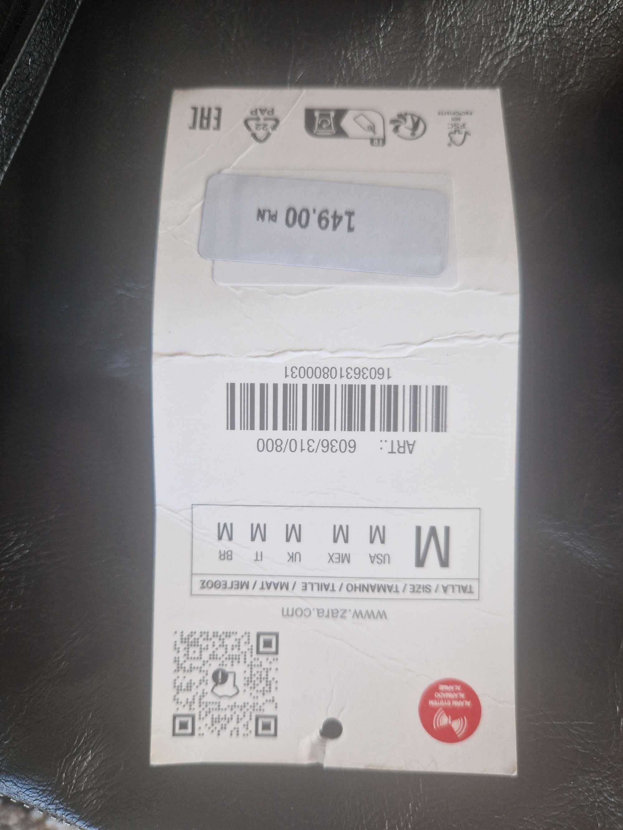Torebka  damska  XXL shopper  czarna  skóra  ekologiczna  Zara