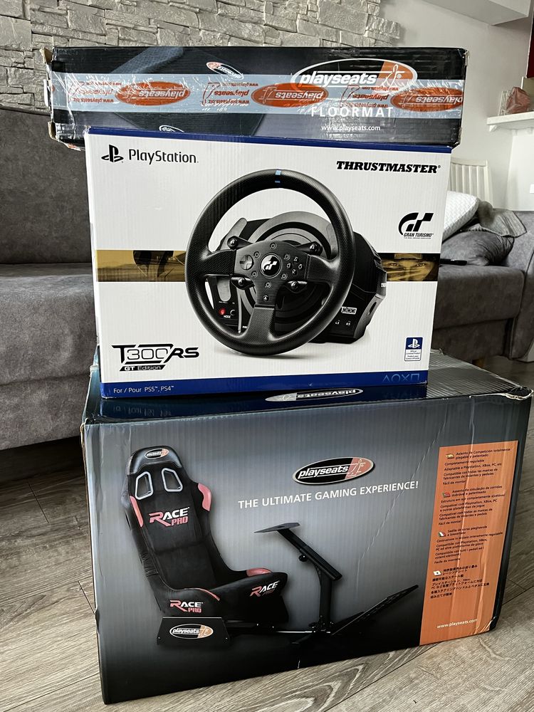 Playseats + Kierownica thrustmaster t300 gt rs