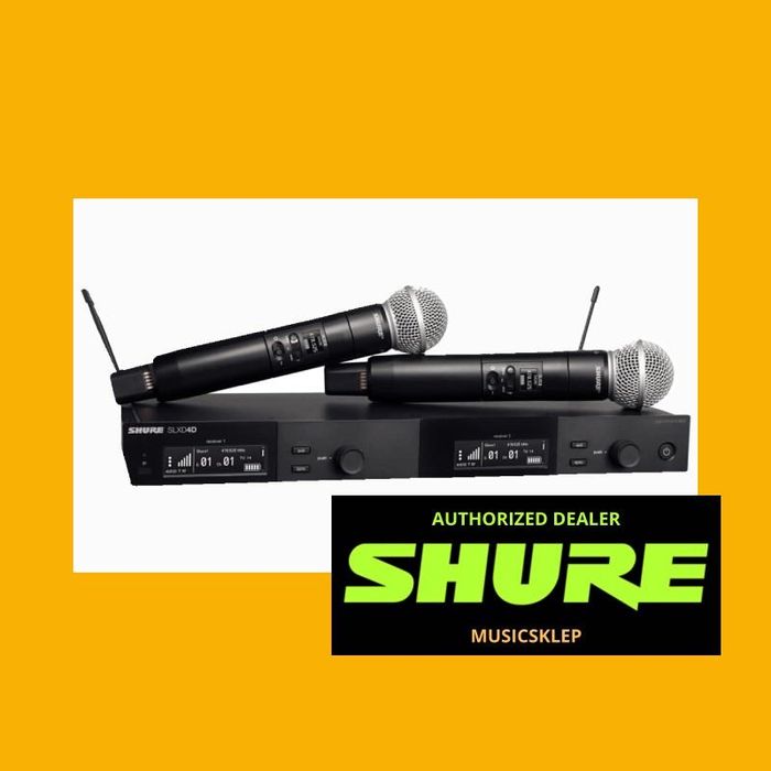SHURE SLXD24DE/SM58-G59 zestaw 470-514Mhz