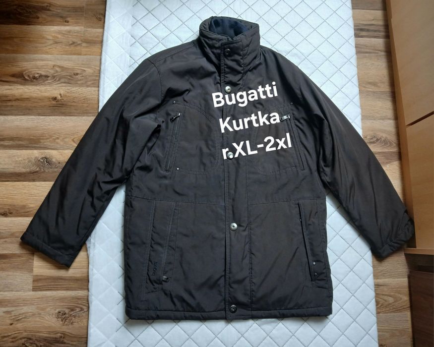 Bugatti Kurtka Męska Ocieplana Brąz XL-2XL