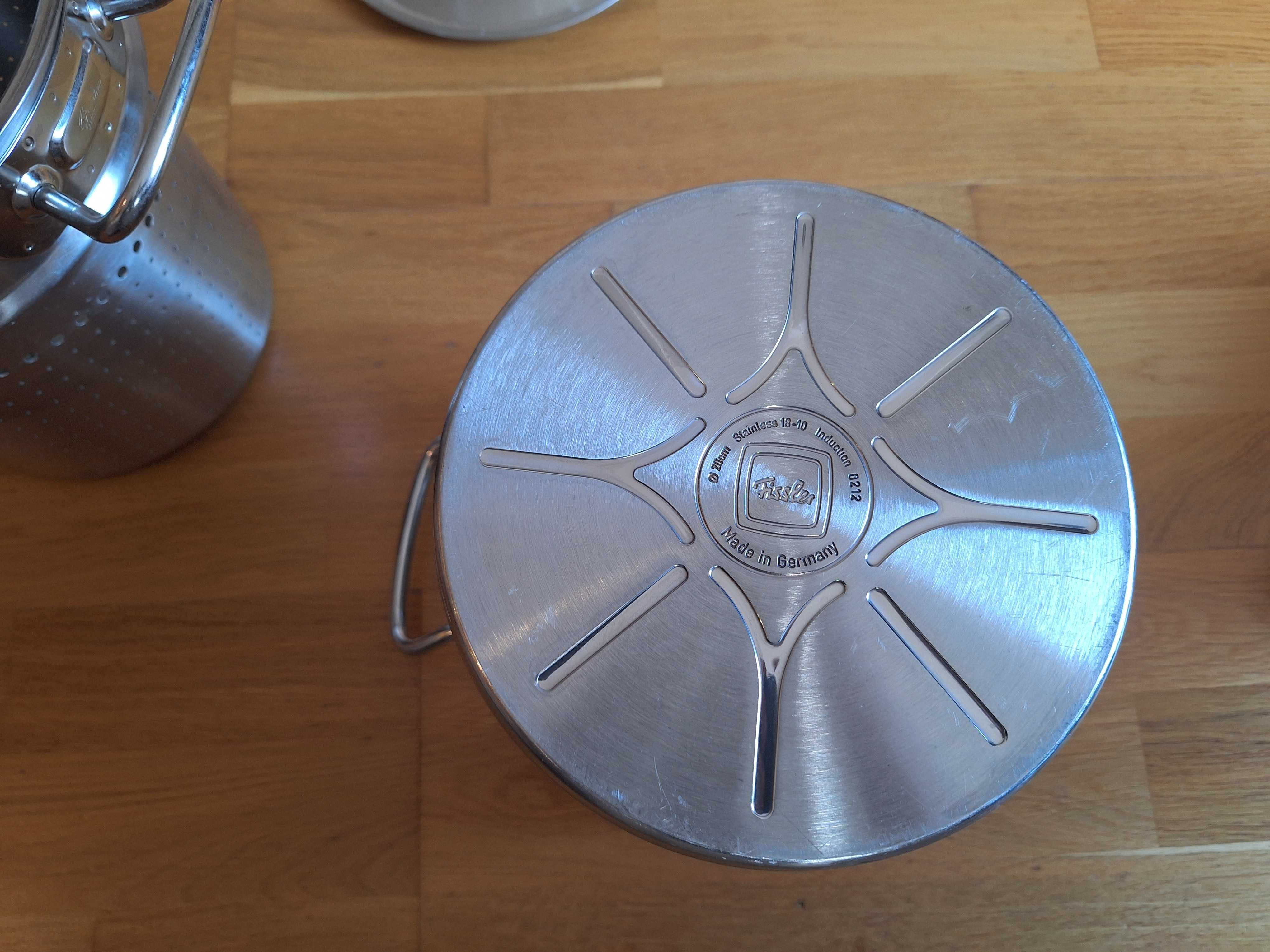 Fissler Original Profi garnek 6l plus wkład do gotowania makaronu