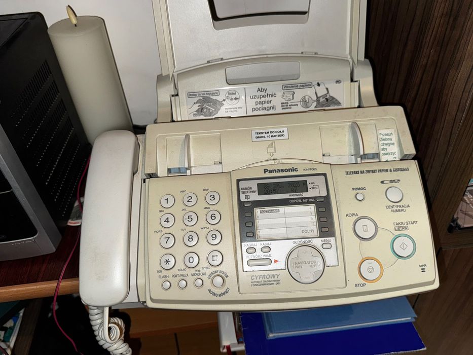 Telefon stacjonarny fax
