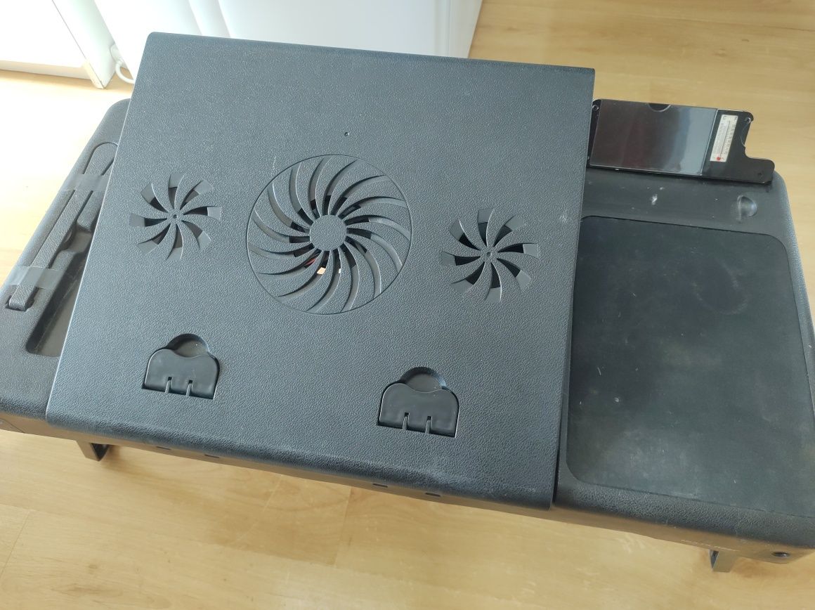Mesa portátil notebook gaming cooler Multilaser cama lanterna top gama