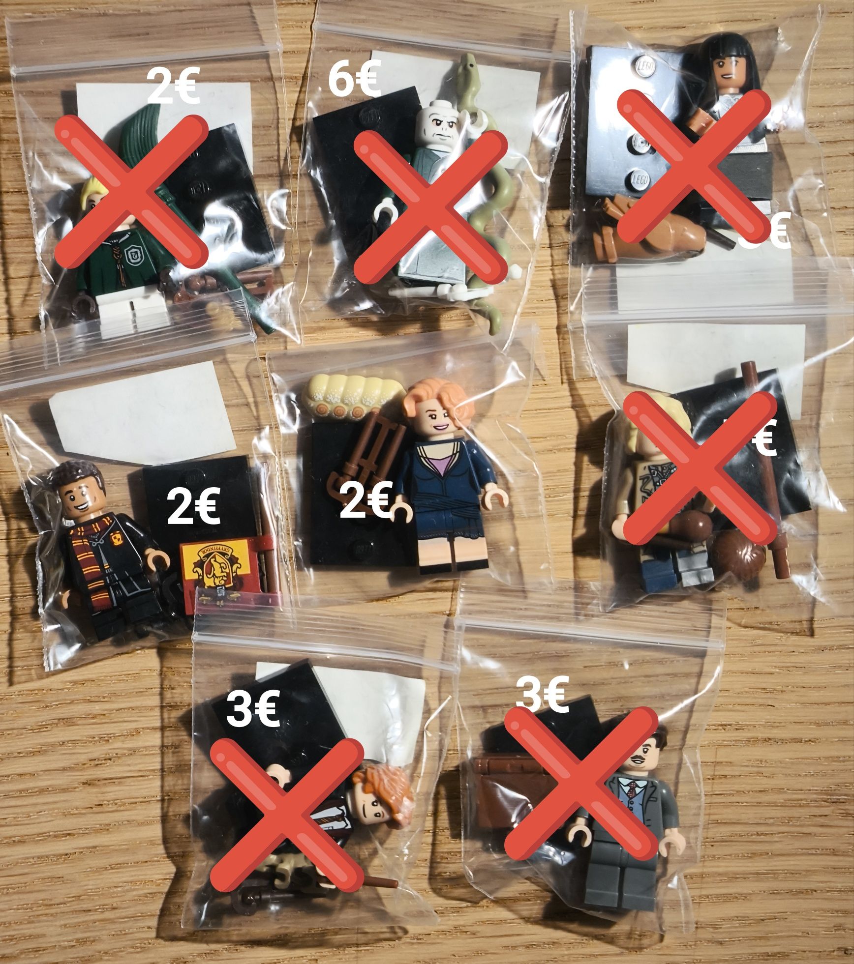 Minifuguras Lego de Várias Série [Batman, Harry Potter, Ninjago, etc