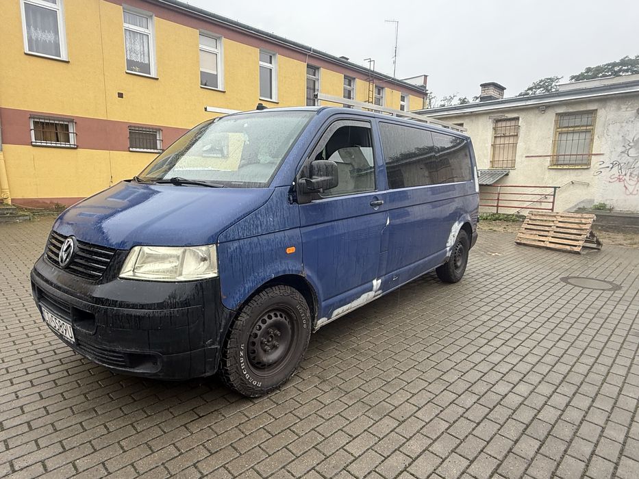 Vw t5 long 2,5 8 kampervan 8 osobowy zamiana